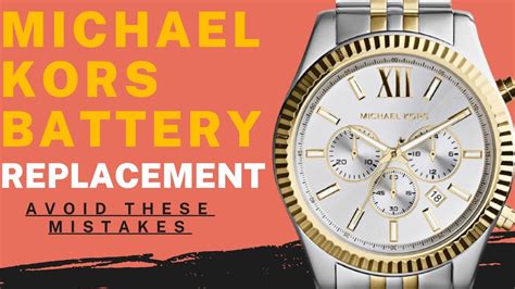 michael kors watch glass|michael kors watch battery replacement.